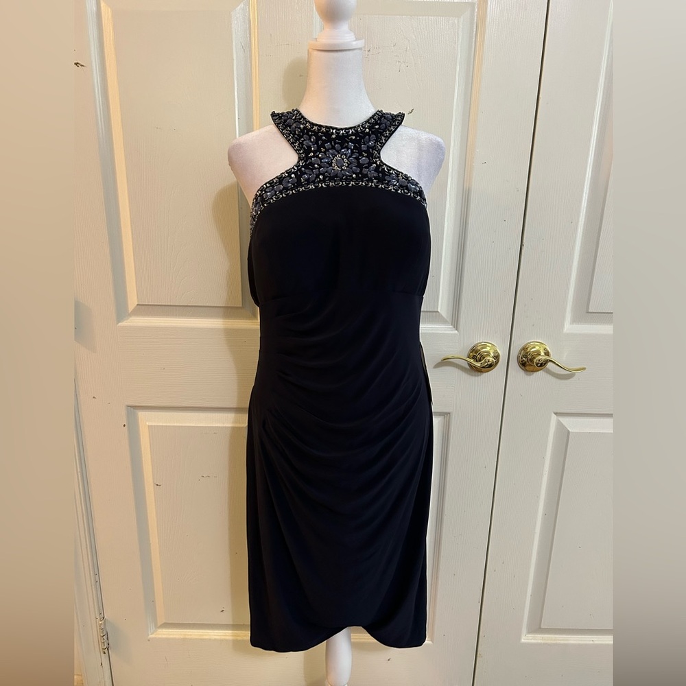 NWT Xscape embellished special occasion dress, size 14